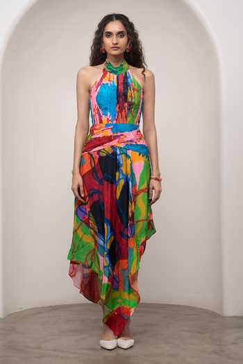 Advait Sorel Pleated Maxi Dress 