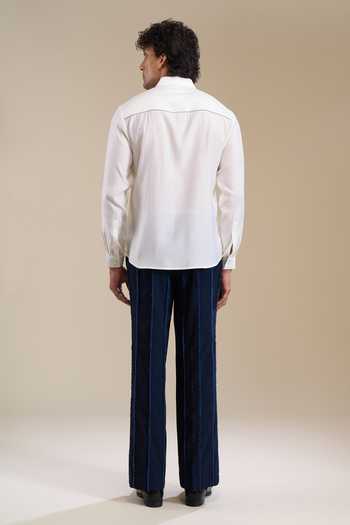 Line Out Line Pintuck Shirt 