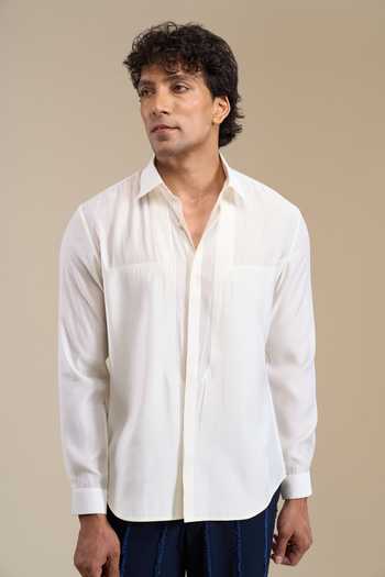 Line Out Line Pintuck Shirt 