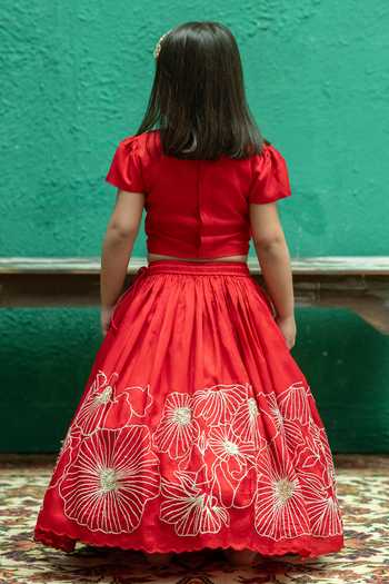 Rage Attire-Sweta Saria Flower Sutta & Bullion Lehenga With Top 