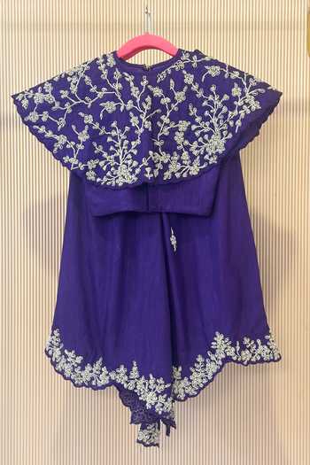 Buy Rage Attire-Sweta Saria Purple Silk, Bemberg Embroidery Pearl Work Blouse And Palazzo Set Online at Aza Fashions Buy_Rage Attire-Sweta Saria_Purple Silk, Bemberg Embroidery Pearl Work Blouse And Palazzo Set _Online_at_Aza_Fashions