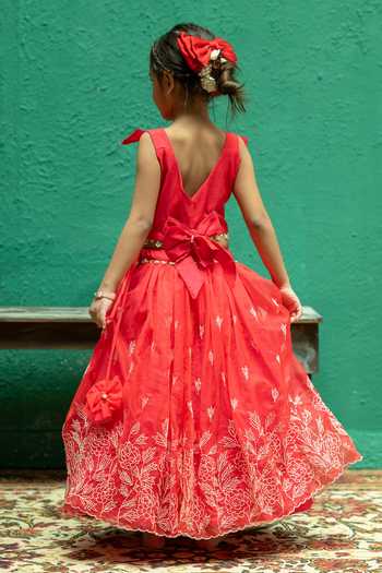 Rage Attire-Sweta Saria Grace In Every Thread Work Lehenga & Blouse Set 
