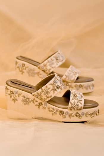 Around Always Zuri Embellished Wedges 
