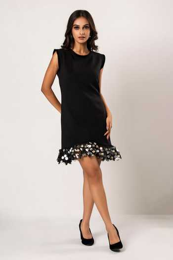 That Thing You Love Black Frill Dress 