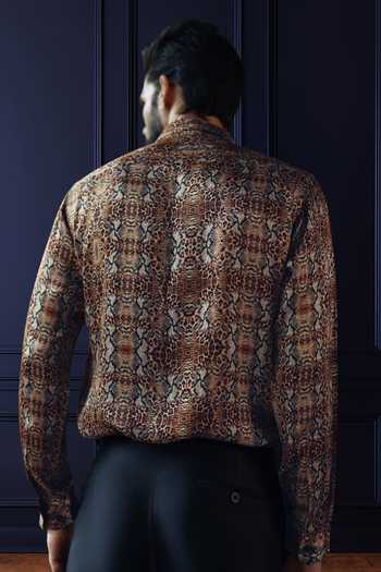Raghavendra Rathore Jodhpur Savannah Print Shirt 