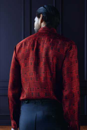 Raghavendra Rathore Jodhpur Artisanal Story Printed Shirt 