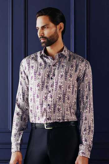 Raghavendra Rathore Jodhpur Ornamental Print Shirt 
