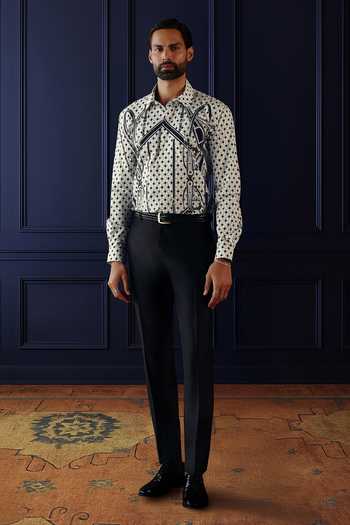 Raghavendra Rathore Jodhpur Lineage Print Shirt 