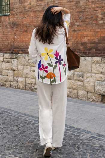 Gulaal Patchwork Embroidered Shirt 