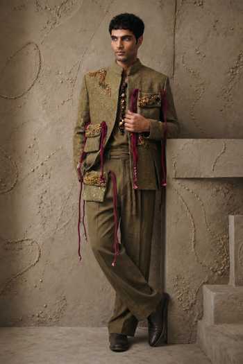 ROHIT DOSHI No String Attached Open Jodhpuri Set 