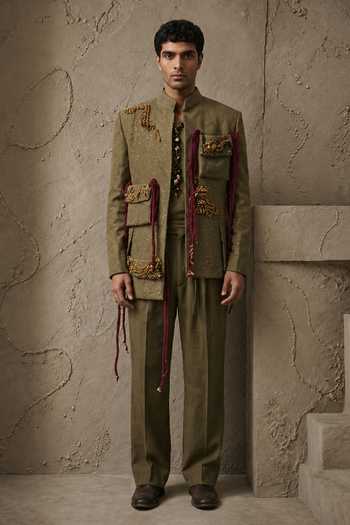 ROHIT DOSHI No String Attached Open Jodhpuri Set 
