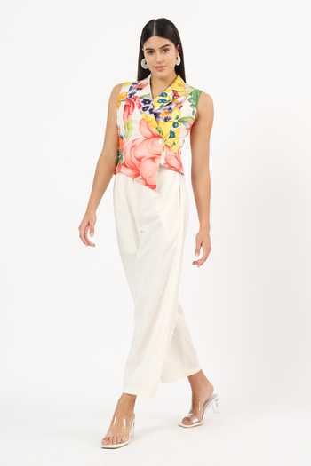 Ruhr India Keiko Printed Waistcoat & Pant Set 
