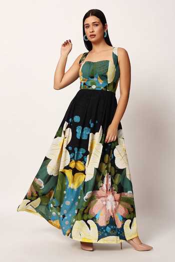 Ruhr India Kosumosu Printed Dress 