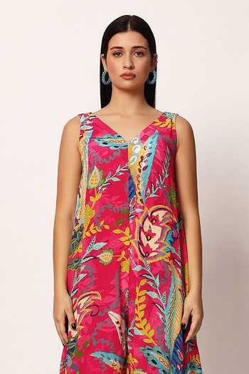 Buy Ruhr India Multi Color Sahar Paisley Print Jumpsuit Online at Aza Fashions Buy_Ruhr India_Multi Color Sahar Paisley Print Jumpsuit _Online_at_Aza_Fashions