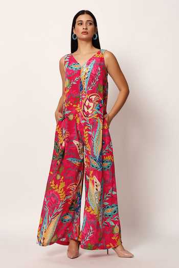 Ruhr India Sahar Paisley Print Jumpsuit 