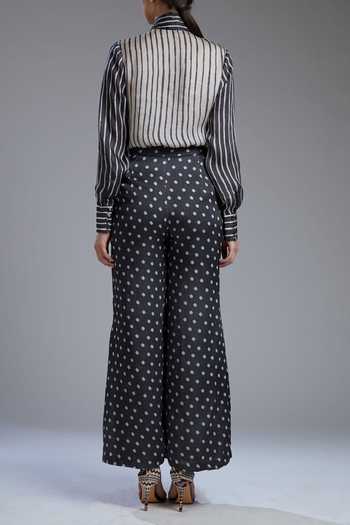 Koai Satin Silk Polka Dot Pant For Kids