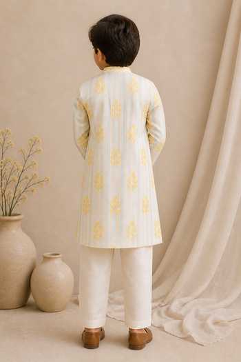 MI Dulce AN'YA Printed Kurta & Pyjama Set 