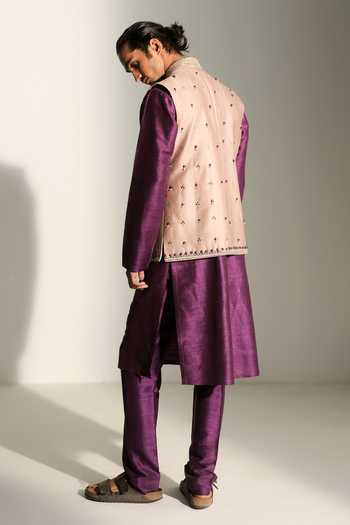 Mahima Mahajan Affan Hand Embroidered Bundi & Kurta Set 