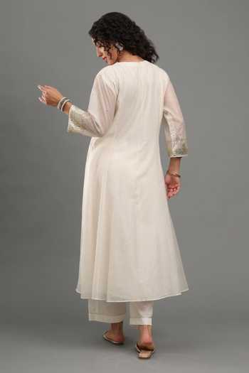 Kyra By Bhavna Nir Pleated Anarkali Pant Set 