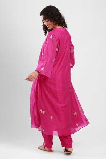 Kyra By Bhavna Vera Chanderi Kurta & Pant Set 