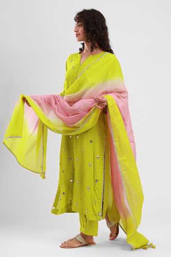Kyra By Bhavna Abeer Chanderi Kurta Set 