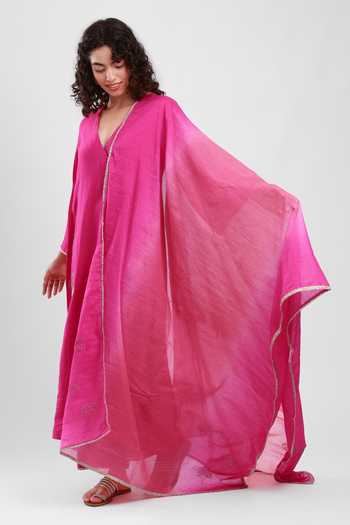 Kyra By Bhavna Zayra Chanderi Angarkha Pant Set 