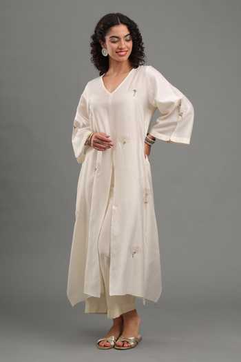 Kyra By Bhavna Vera Chanderi Kurta & Pant Set 