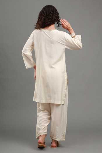 Kyra By Bhavna Afreen Chanderi Kurta & Pant Set 