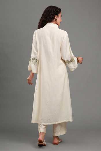 Kyra By Bhavna Abreeb Chanderi Kurta & Pant Set 