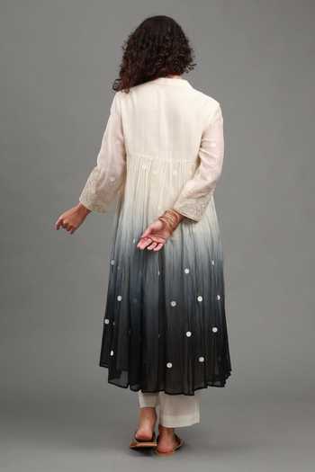 Kyra By Bhavna Myra Ombre Anarkali & Pant Set 
