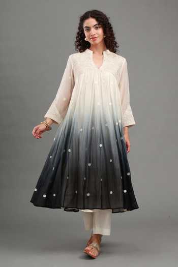 Kyra By Bhavna Myra Ombre Anarkali & Pant Set 