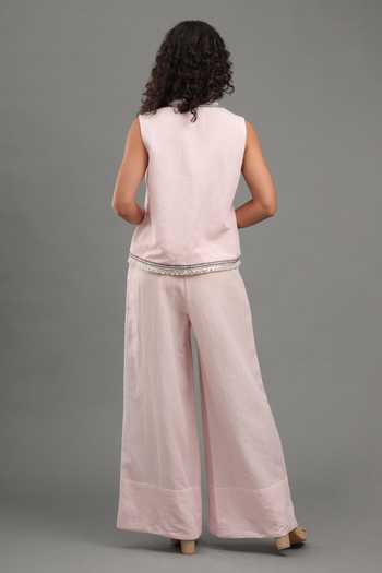 Kyra By Bhavna Luna Embroidered Jacket & Pant Set 
