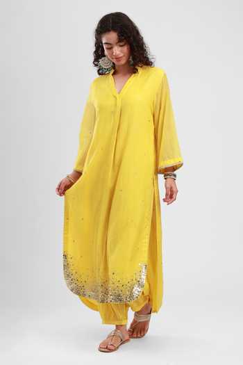 Kyra By Bhavna Hiba Chanderi Kurta & Salwar Set 