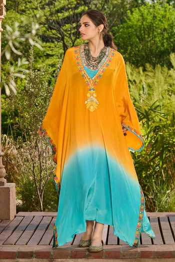 RINESSA Ombre Hand Embellished Kaftan 