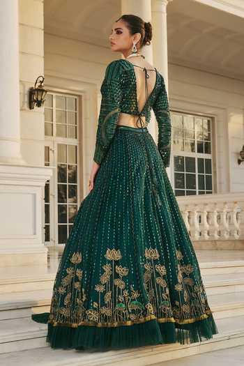RINESSA Hand Embroidered Lehenga Set 