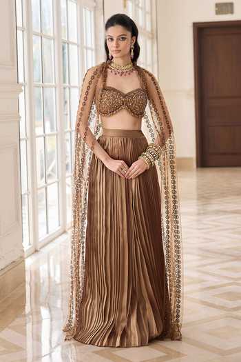 RINESSA Butterfly Wing Cape Skirt Set 