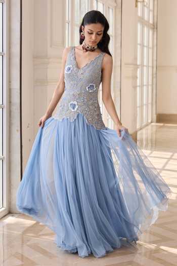 RINESSA Hand Embroidered Anarkali 