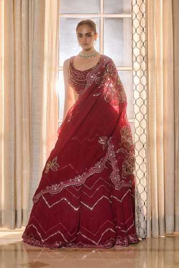 RINESSA Crystal Embellished Lehenga Set 