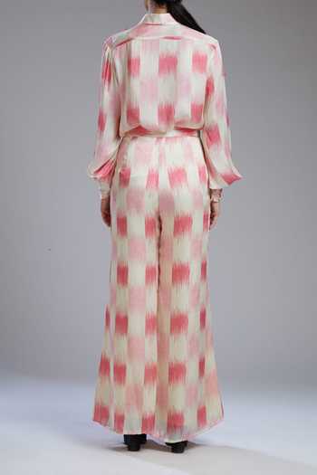 Koai Printed Satin Silk Palazzo For Kids