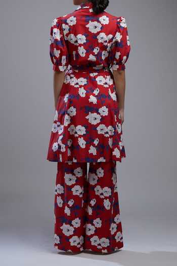 Koai Floral Print Palazzo For Kids