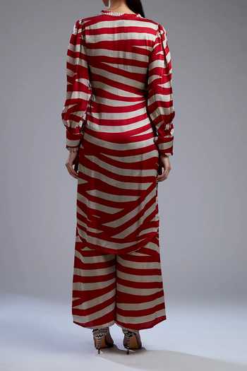 Koai Printed Silk Palazzo For Kids