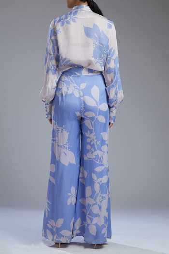 Koai Printed Satin Silk Palazzo For Kids