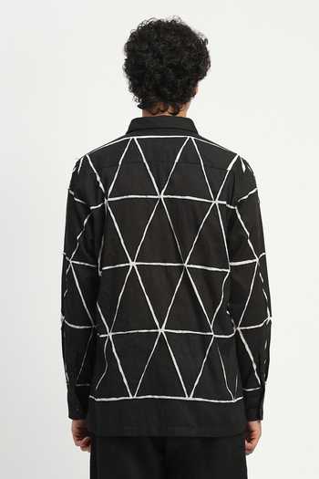 Abraham And Thakore Triangle Applique Shirt 