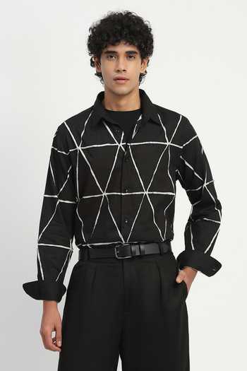 Abraham And Thakore Triangle Applique Shirt 