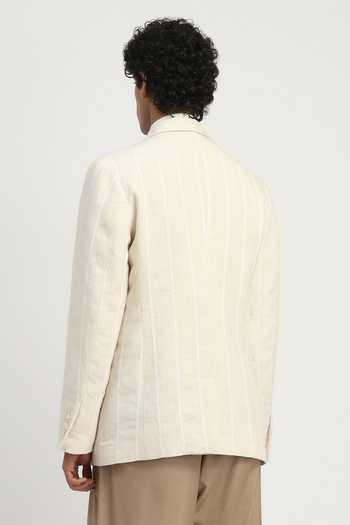 ABRAHAM AND THAKORE Tape Applique Work Blazer 