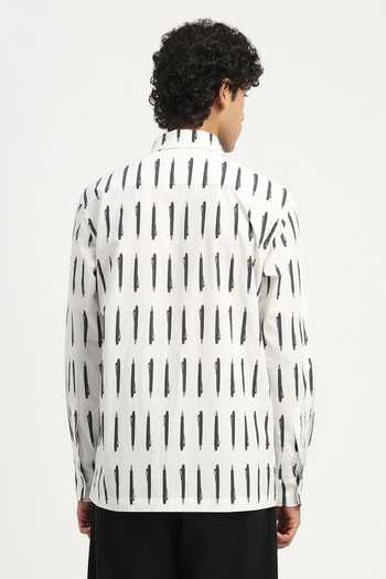 Abraham And Thakore Pen Print Shirt 