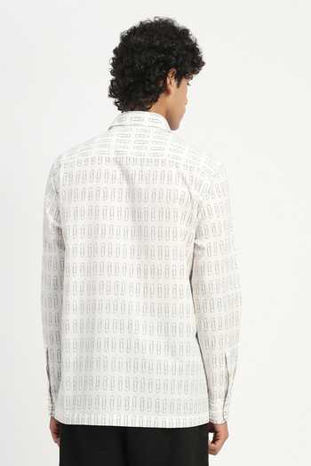 Abraham And Thakore Paperclip Print Shirt 