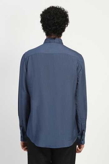 ABRAHAM AND THAKORE Stab Stitch Checks Shirt 