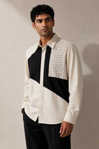 ROHIT DOSHI Ground Grace Cotton Shirt 