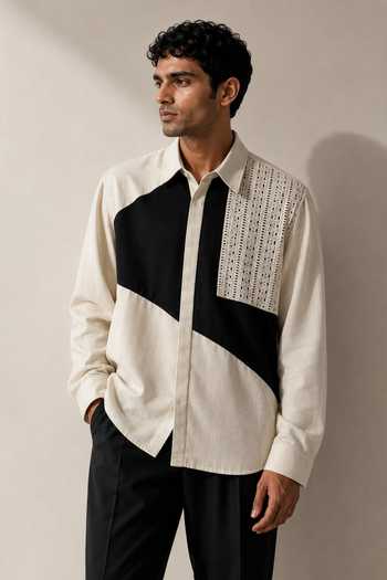 ROHIT DOSHI Ground Grace Cotton Shirt 